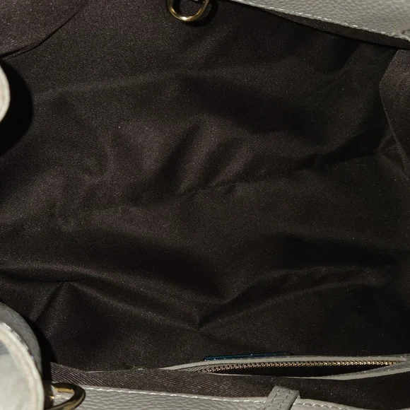 Anna Paola NWT Italian Leather and Suede Tan Crossbody Satchel $500 Retail - Picture 11 of 16